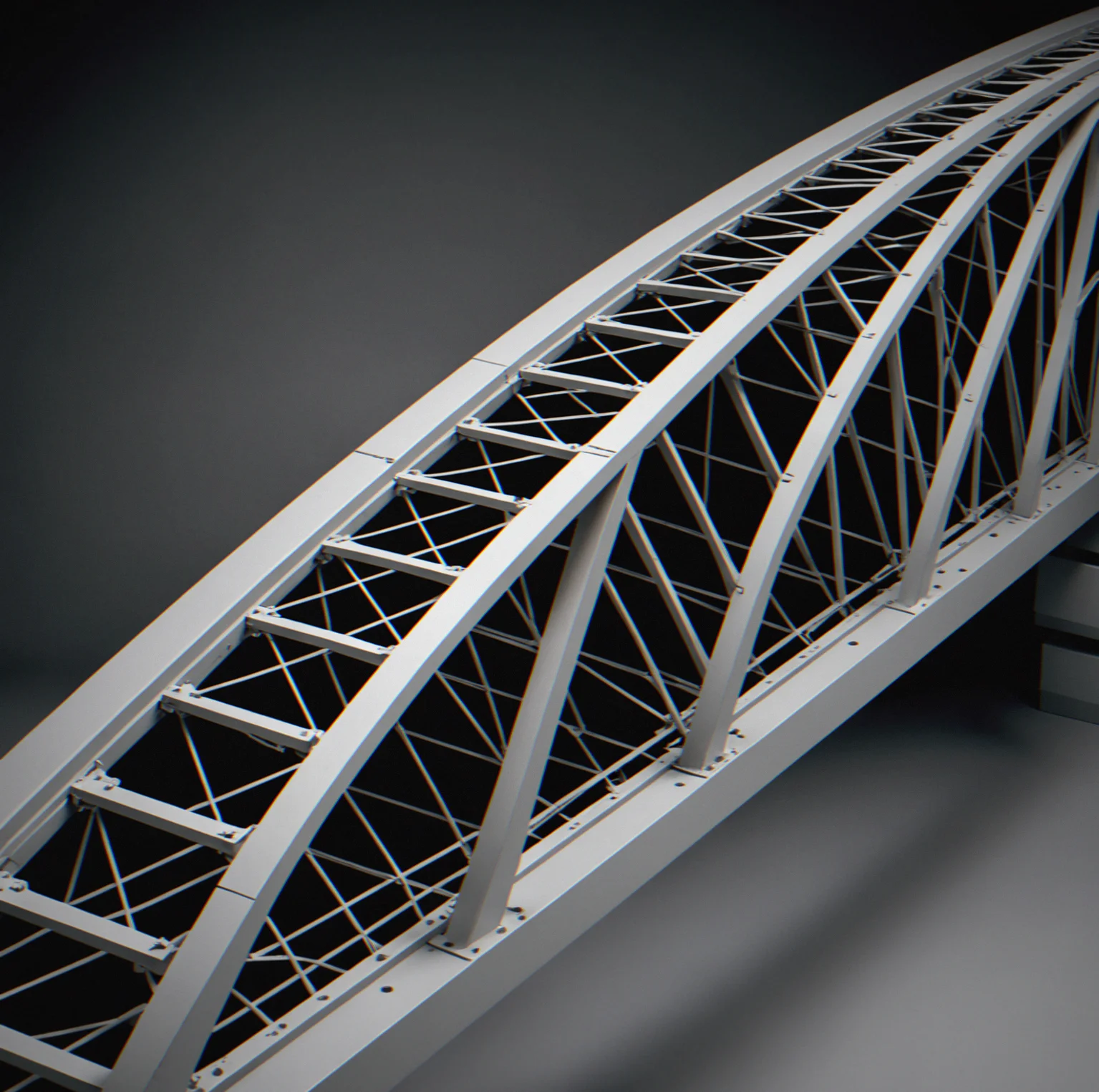 Long beam member bent into an S-curve showing lateral buckling deeformation under compressive load